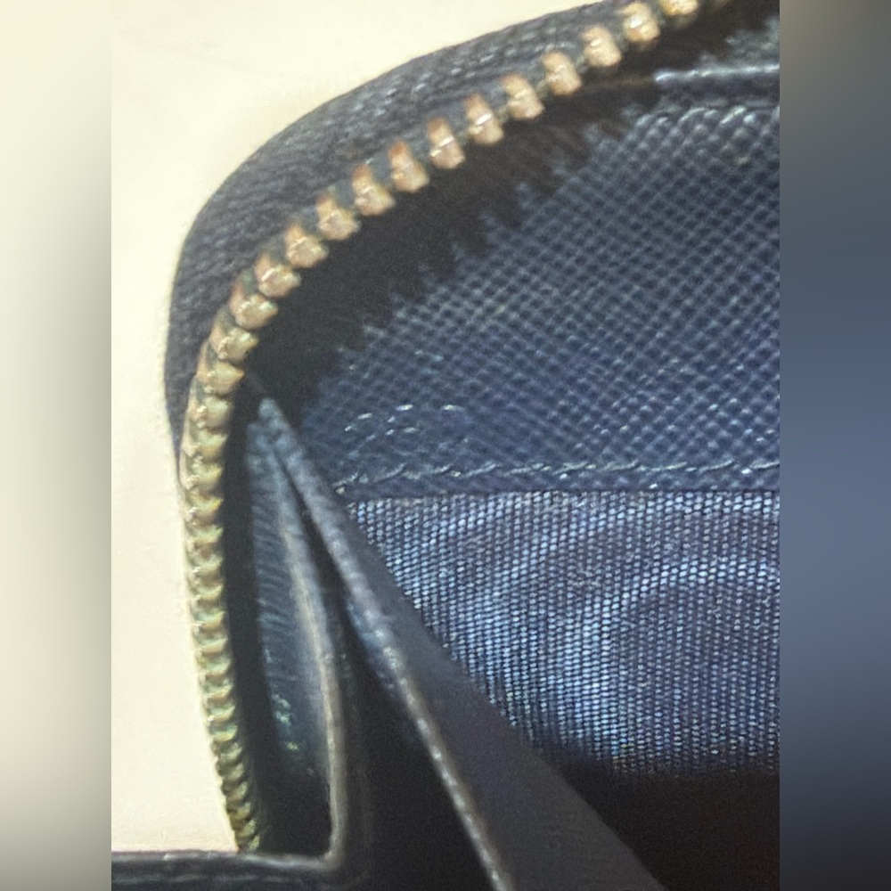 Prada Saffiano Leather Long Black Zippy Wallet - Picture 13 of 16